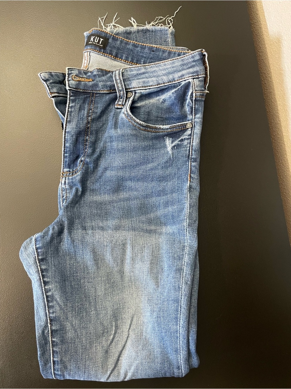 Kut from the Kloth Women’s Mid Blue Denim Jeans - skinny Fit